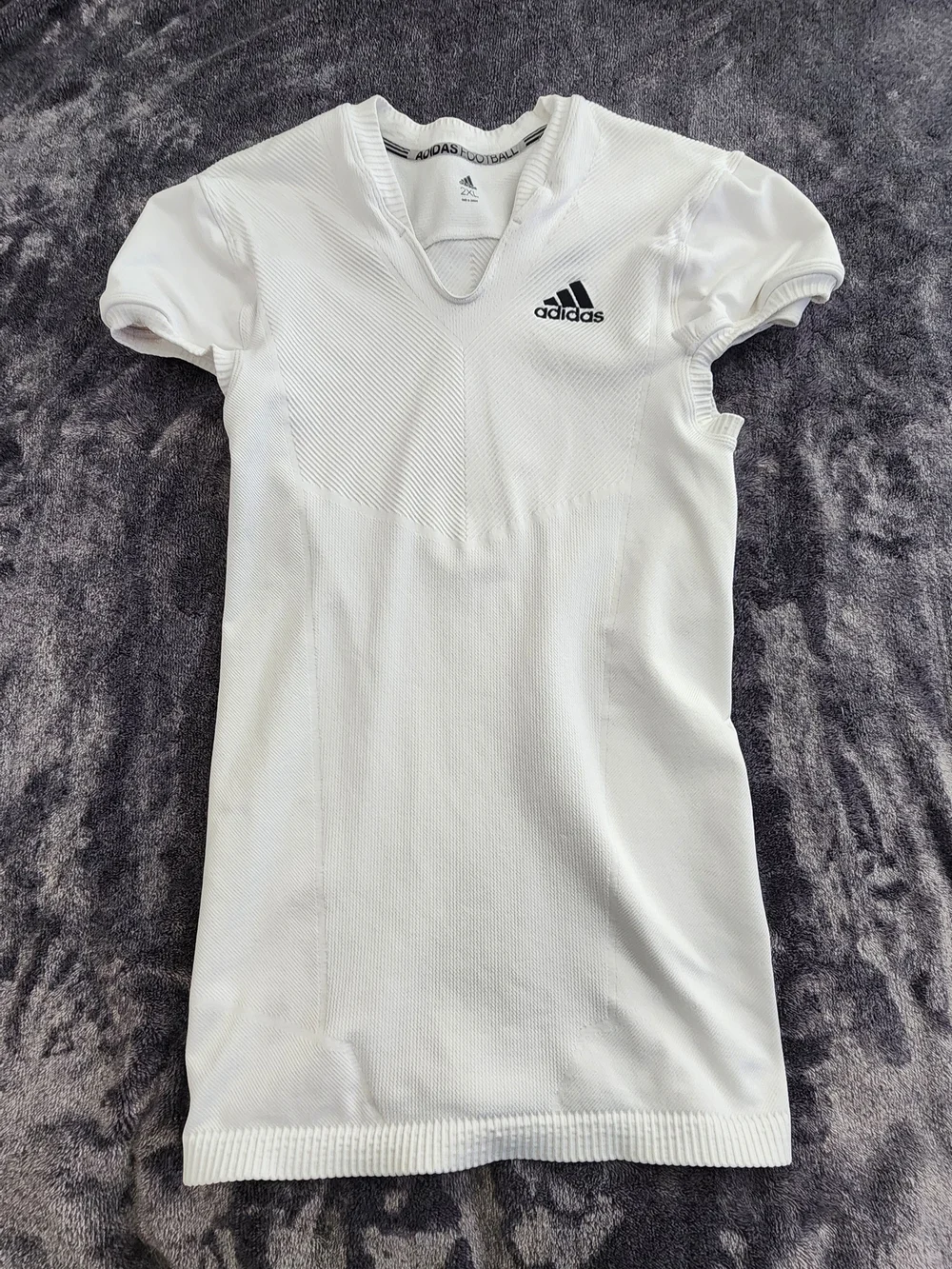 Adidas Men's 2XL Team A1 Shockweb Jersey Athletic Football Compression V Neck